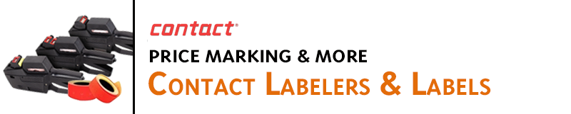 Contact Labeling products are compatible with Garvey price marking guns, including price marking labelers,labels,ink and slugs.Mark inventory,date codes,retail products,mark on food packaging,frozen product packaging,cloth and mark on any other hard-to-ma